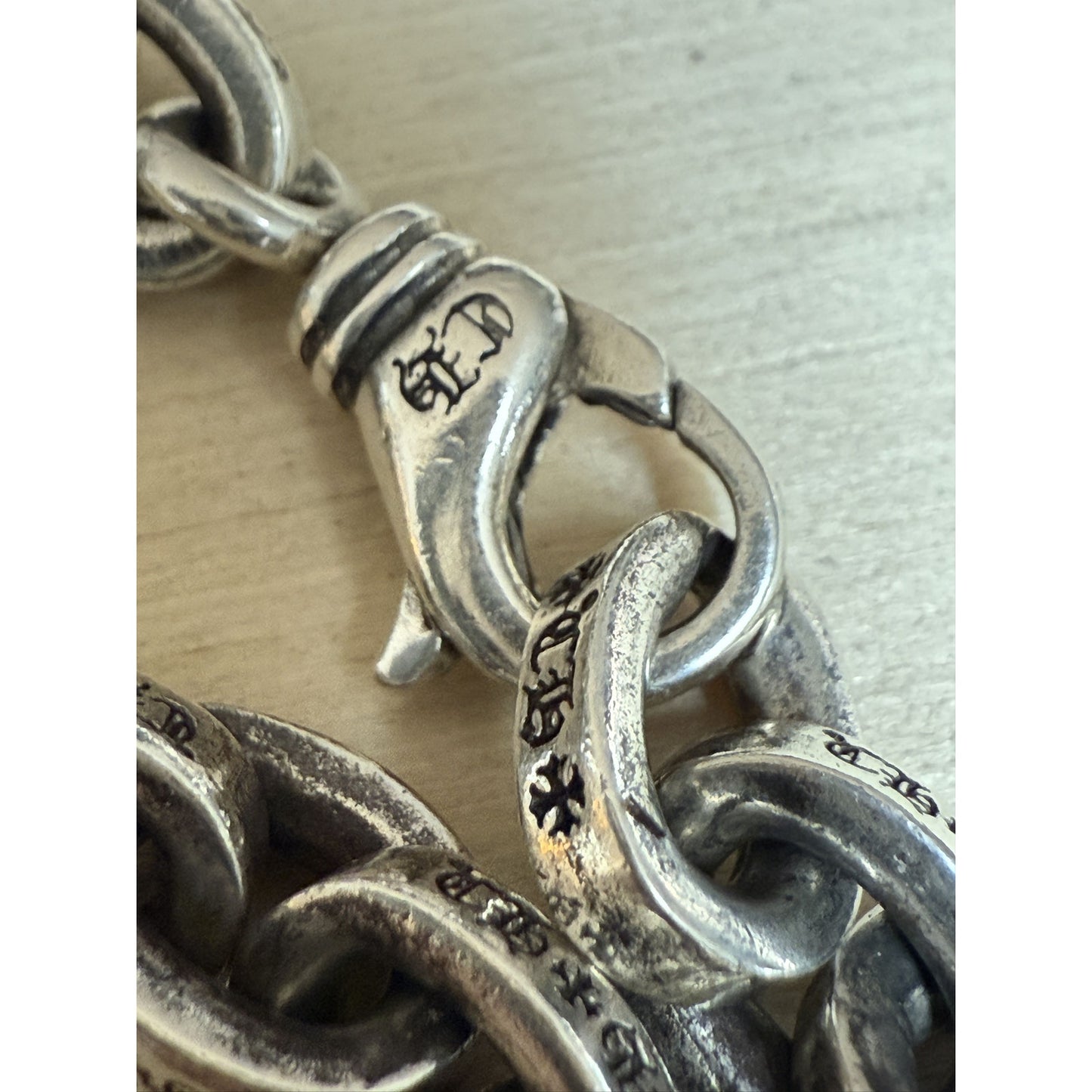 Chrome hearts XL Paper chain bracelet