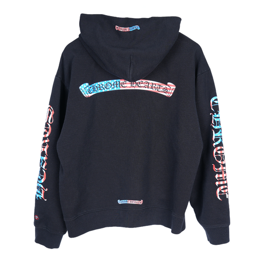 CHROME HEARTS MATTY BOY AMERICAN FLAG LOGO HOODIE