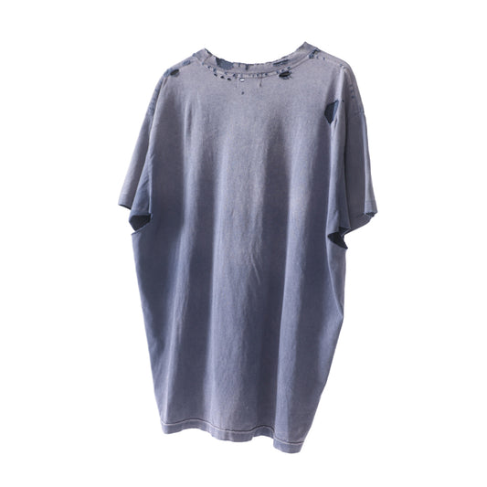 ERD ENFANTS RICHES DEPRIMES Thrashed FADED Navy Logo Pocket Tee