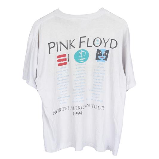 PINK FLOYD 1994 AMERICAN WORLD TOUR WHITE T-SHIRT