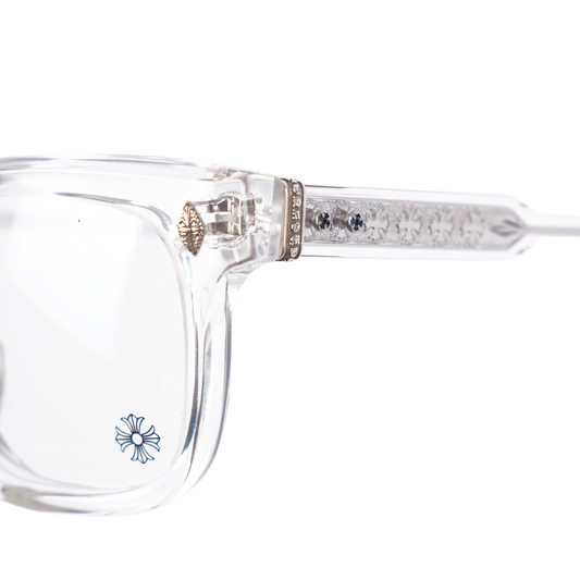 CHROME HEARTS AMBIDIXTROUS CLEAR GLASSES