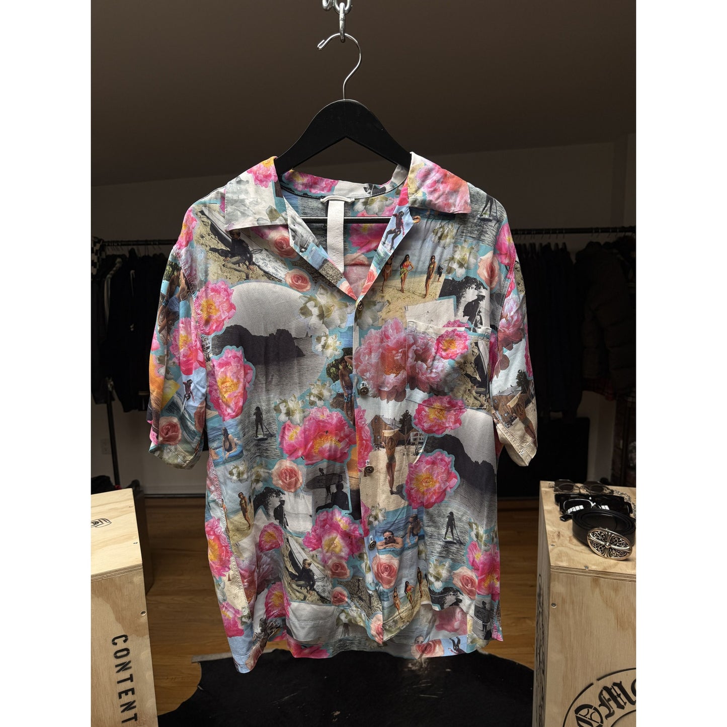 Chrome Hearts Stark Family Hawaiian Shirt Vacation Button up
