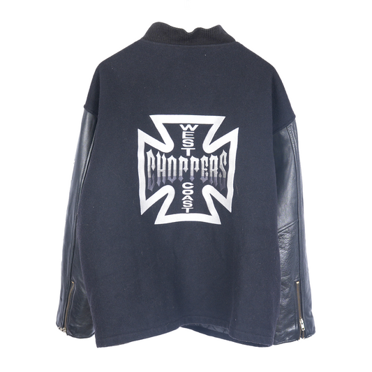BLACK WCC WEST COAST CHOPPERS BOMBER JACKET