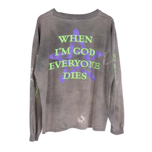 VINTAGE MARILYN MANSON WHEN I'M GOD EVERYONE DIES LS