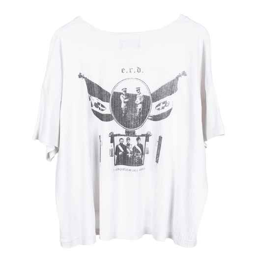 ERD ARCHITETTURA DI MUSSOLINI RIBBED SHORT SLEEVE TEE