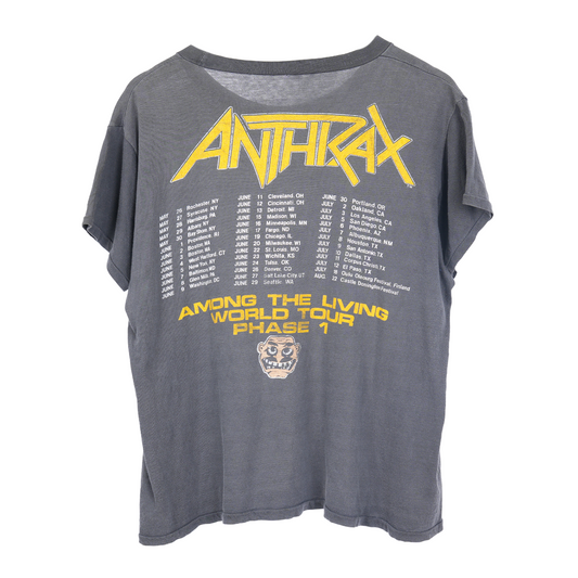 ANTHRAX AMONG THE LIVING WORLD TOUR TEE