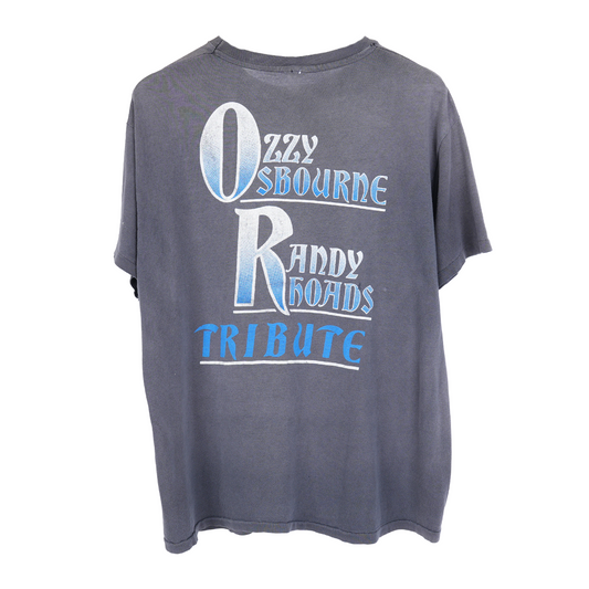 VINTAGE FADED OZZY & RANDY RHODES TRIBUTE TEE