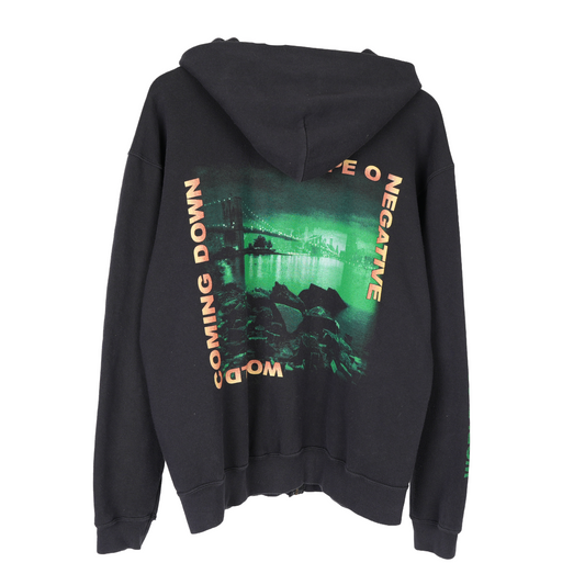 VINTAGE 1999 TYPE O NEGATIVE ‘WORLD COMING DOWN’ ALBUM ZIP UP HOODIE
