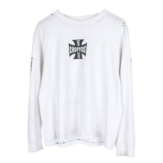 WEST COAST CHOPPERS WHITE L/S SHIRT