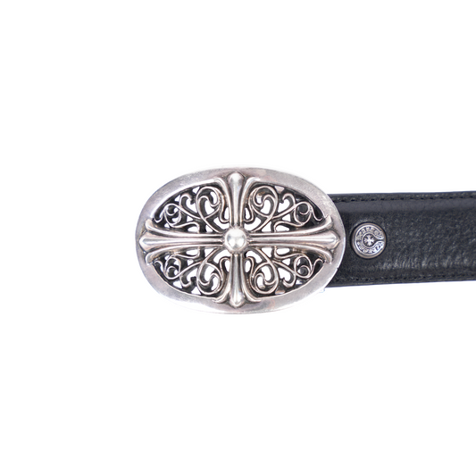 CHROME HEARTS ONE INCH OVAL BELT 1 INCH