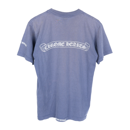 CHROME HEARTS FADED VINTAGE POCKET LOGO T-SHIRT