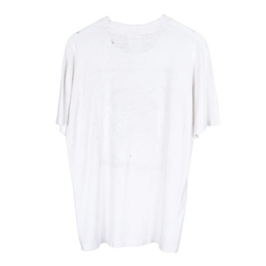 VINTAGE WHITE UNIVERSITARIOS PARA EL MUNDO T-SHIRT SCREEN STARS