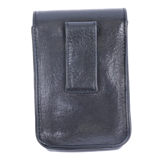 CHROME HEARTS LEATHER CROSS CIGARETTE POUCH