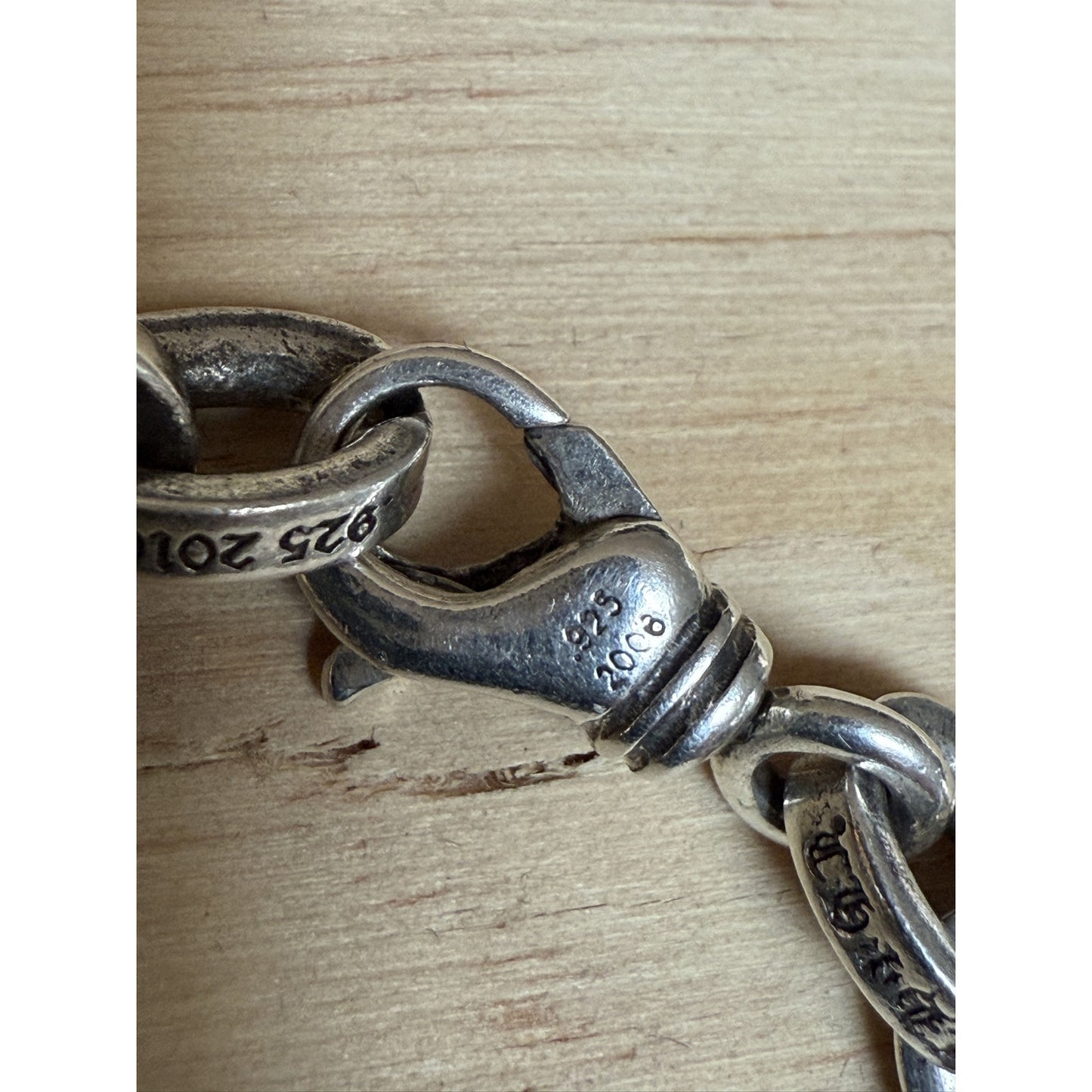 Chrome hearts XL Paper chain bracelet