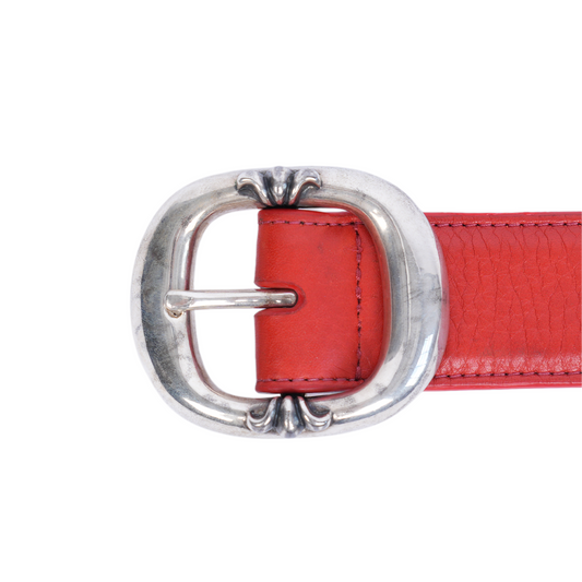 CHROME HEARTS RED GUNSLINGER BELT