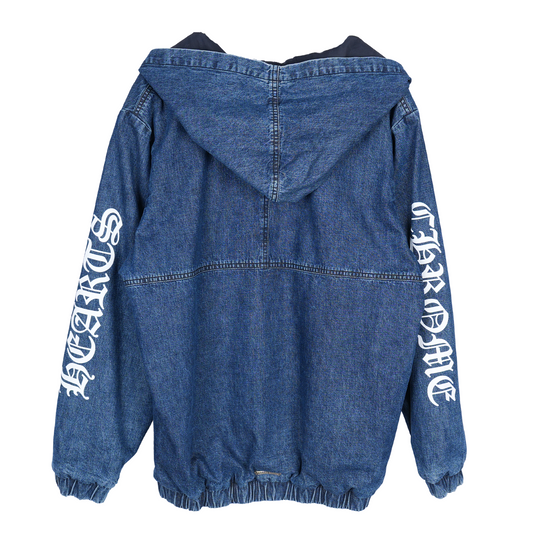 CHROME HEARTS SCRIPT DENIM ANORAK