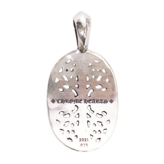 CHROME HEARTS OVAL CROSS PENDANT