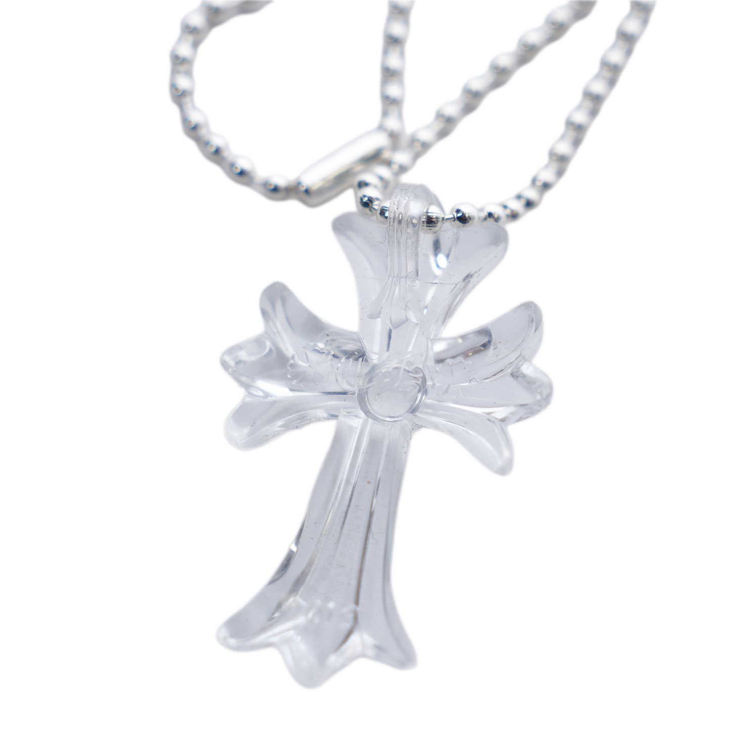 CHROME HEARTS SILLICHROME CLEAR PENDANT