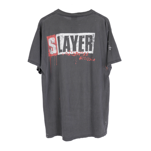 VINTAGE SLAYER UNDISPUTED ATTITUDE SKULL TEE