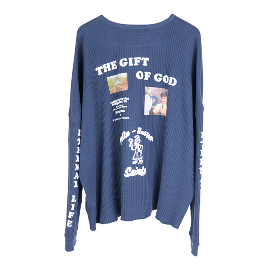 PALY HOLLYWOOD BOXY JESUS LOVES YOU THERMAL LONG SLEEVE