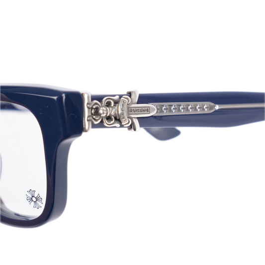 CHROME HEARTS NAVY VAGILLIONAIRE II GLASSES
