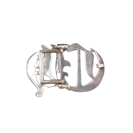CHROME HEARTS 1 INCH SILVER CH BELT BUCKLE