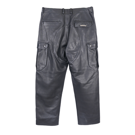 Chrome Hearts DEVIL DOG Leather CARGO PANTS