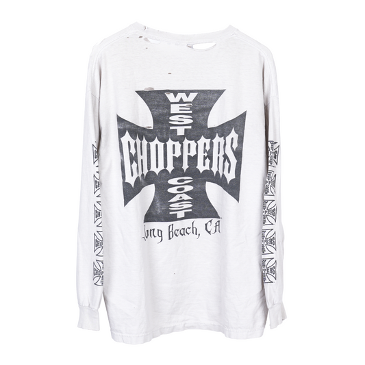 CHOPPERS 4L WHITE L/S SHIRT