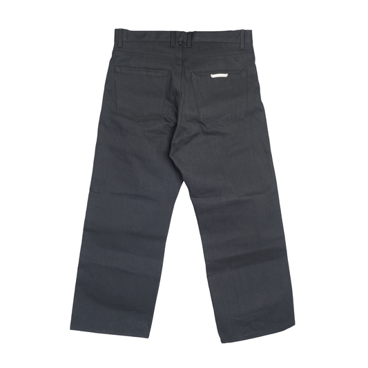 CHROME HEARTS BLACK KS CUT DENIM