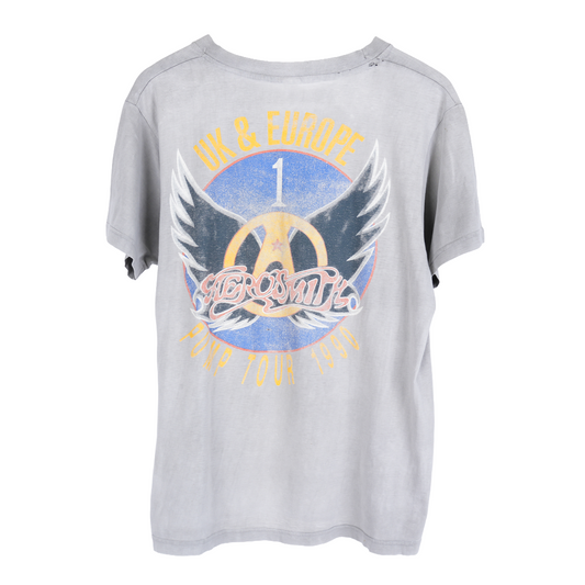 VINTAGE 90'S FADED AEROSMITH PUMP TOUR BAND TEE