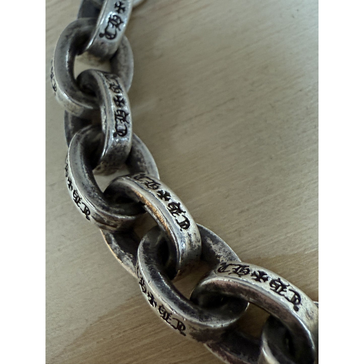 Chrome hearts XL Paper chain bracelet