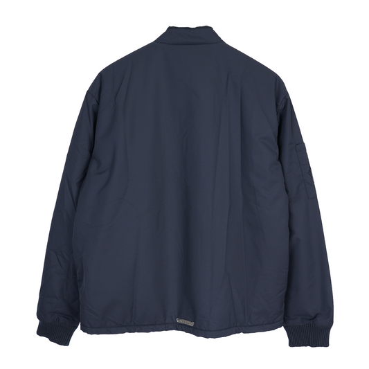 CHROME HEARTS NAVY TRIPLE CROSS COBRA RACING JACKET