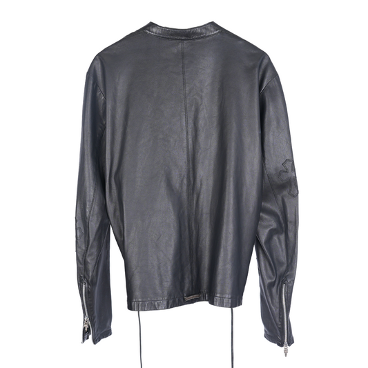 CHROME HEARTS EZ RIDER BIKER QUARTER ZIP JACKET