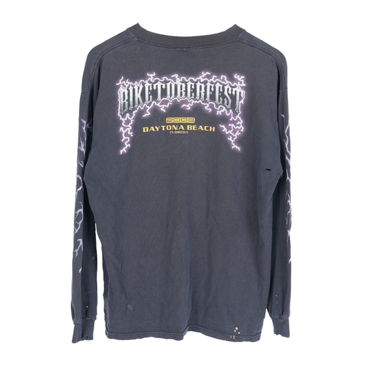 VINTAGE BIKETOBERFEST DAYTONA BEACH LONG SLEEVE TEE