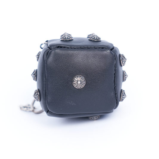 CHROME HEARTS LEATHER XL DICE KEYCHAIN