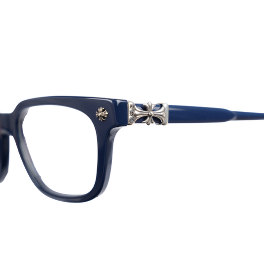 CHROME HEARTS DARK BLUE COX UCKER GLASSES