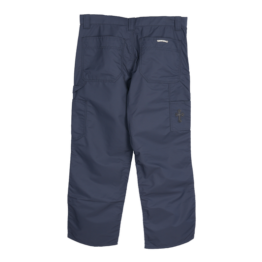 CHROME HEARTS NYLON LEATHER CARPENTER PANTS