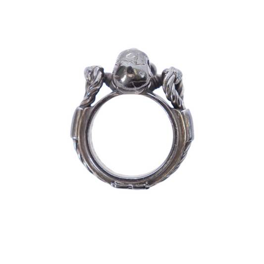 CHROME HEARTS FOTI TEERTER HARRIS SKULL RING