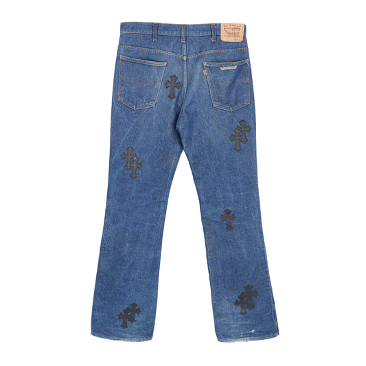 CHROME HEARTS PATCH BLUE LEVIS 517