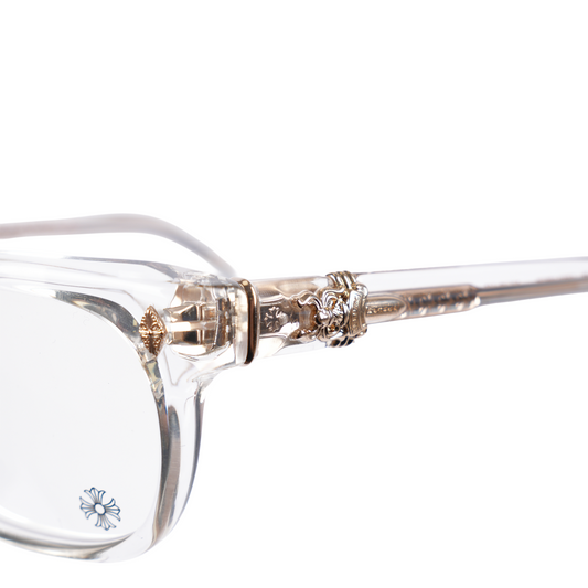 CHROME HEARTS CLEAR DOOABLE GLASSES