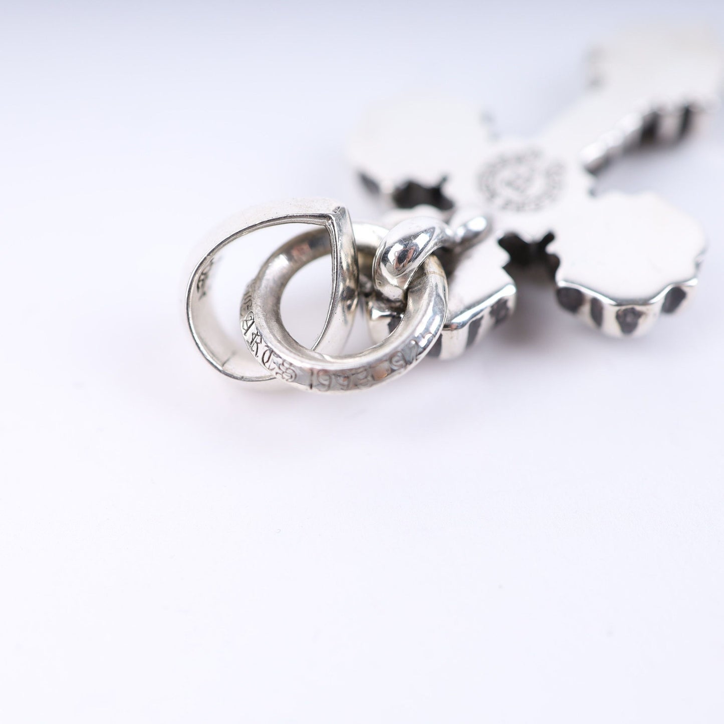 CHROME HEARTS SILVER FILIGREE MEDIUM PENDANT