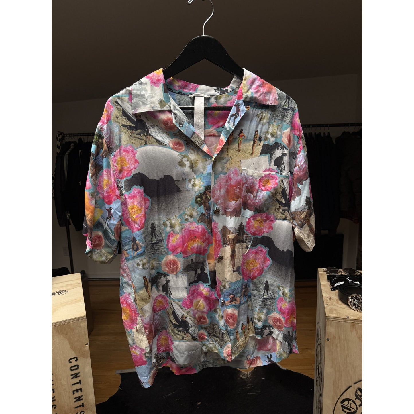 Chrome Hearts Stark Family Hawaiian Shirt Vacation Button up