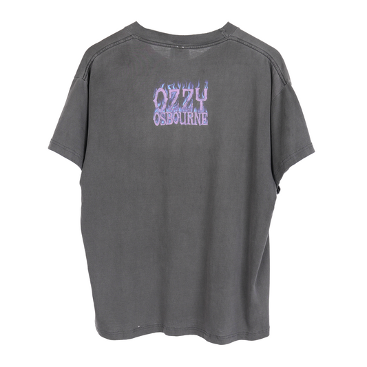 VINTAGE OZZY OSBOURNE FADED PURPLE FLAME TEE