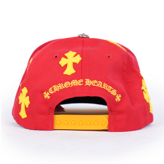 CHROME HEARTS RED PATCH HAT