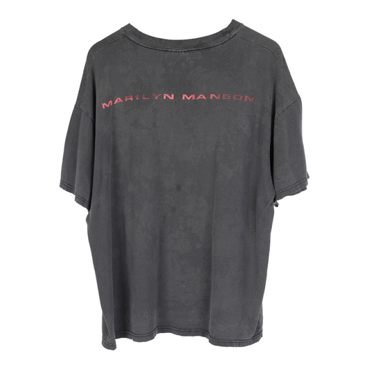 VINTAGE 1998 MARILYN MANSON GOD IS IN THE TV TEE