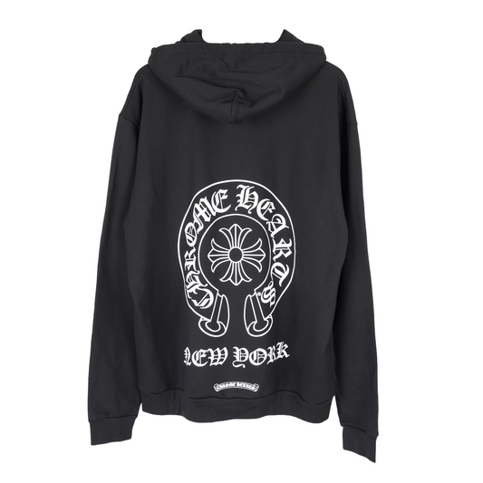 CHROME HEARTS NEW YORK EXCLUSIVE HORSESHOE LOGO PULLOVER HOODIE