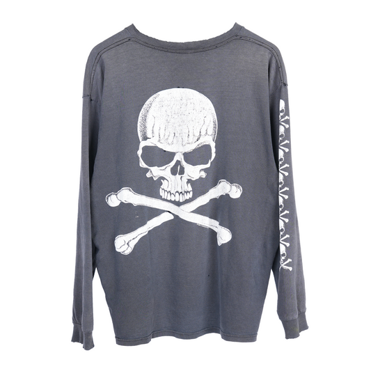 VINTAGE THRASHED BIKER L/S