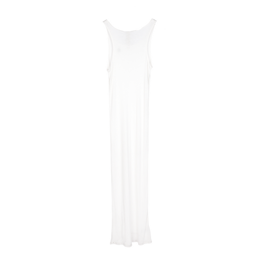 Chrome Hearts Womans White SCRIPT Long White Dress