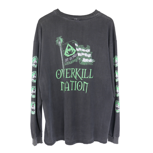 VINTAGE 90'S OVERKILL BAND LONGSLEEVE SHIRT
