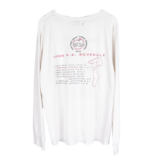 VINTAGE METRO NEW YORK PORSCHE CLUB OF AMERICA LONG SLEEVE TEE